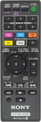 Telecomando originale SONY RM-AMU141 (149001411) Telecomando originale SONY RM-AMU141 (149001411)