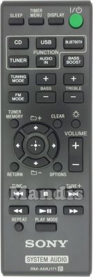 Telecomando originale SONY RM-AMU171 (149229711) Telecomando originale SONY RM-AMU171 (149229711)
