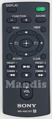 Telecomando originale SONY RM-AMU197 (149274511) Telecomando originale SONY RM-AMU197 (149274511)