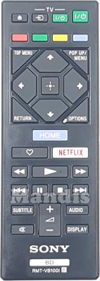 Telecomando originale SONY RMT-VB100I (149290121) Telecomando originale SONY RMT-VB100I (149290121)