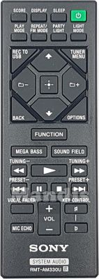 Telecomando originale SONY RMT-AM330U (149329411) Telecomando originale SONY RMT-AM330U (149329411)