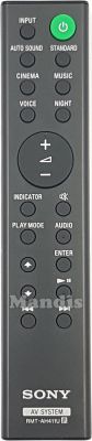 Telecomando originale SONY RMT-AH411U (149336011) Telecomando originale SONY RMT-AH411U (149336011)