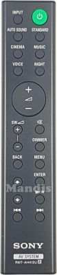Telecomando originale SONY RMT-AH412U (149348511) Telecomando originale SONY RMT-AH412U (149348511)