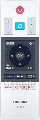 Telecomando originale TOSHIBA CT-8534 (30099655) Telecomando originale TOSHIBA CT-8534 (30099655)