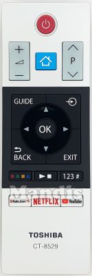 Telecomando originale TOSHIBA CT-8529 (30099678) Telecomando originale TOSHIBA CT-8529 (30099678)