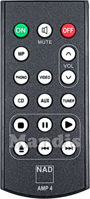 Telecomando originale NAD AMP4 (350000063)