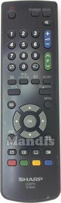 Telecomando originale SHARP LCDTV010240 (9JD076B0MU030)