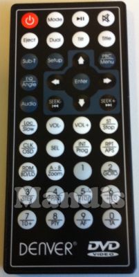 Telecomando originale DENVER CAT130