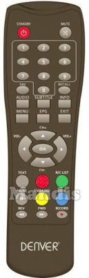 Telecomando originale DENVER DVBT42