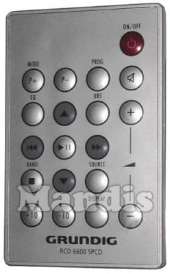 Telecomando originale GRUNDIG RCD6600SPCD (720117139000)