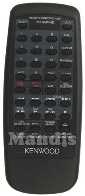 Telecomando originale KENWOOD A70117905
