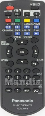 Telecomando originale PANASONIC N2QAJC000016