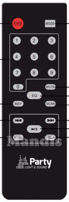Telecomando originale PARTY Light Sound