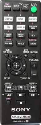 Telecomando originale SONY RM-AMU214 (A2060834A) Telecomando originale SONY RM-AMU214 (A2060834A)