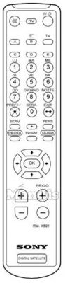 Telecomando originale SONY RM-X 501 (141847711) Telecomando originale SONY RM-X 501 (141847711)