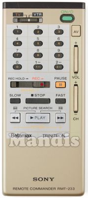 Telecomando originale SONY RMT-233 (A6765646A) Telecomando originale SONY RMT-233 (A6765646A)