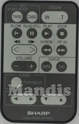 Telecomando originale SHARP GA149WJ (RRMCGA149WJSA)
