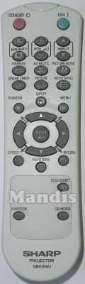 Telecomando originale SHARP GB015WJ (RRMCGB015WJSB)