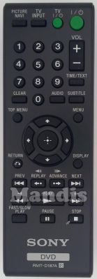 Telecomando originale SONY RMT-D187A (148700511) Telecomando originale SONY RMT-D187A (148700511)