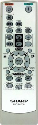 Telecomando originale SHARP RRMCGA664WJSA