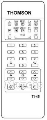 Telecomando originale THOMSON TI 45 (925TX0789)