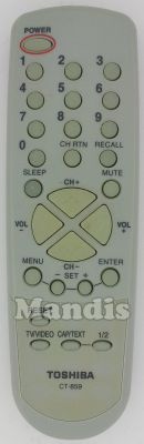 Telecomando originale TOSHIBA CT-859 Telecomando originale TOSHIBA CT-859