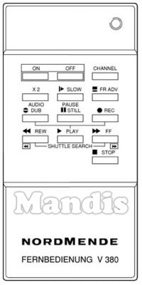 Telecomando originale THOMSON V 380 (272444)