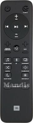 Telecomando originale JBL BAR 5.1 (WIR1190014301)