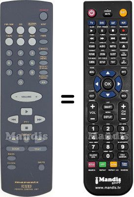 Telecomando equivalente RC2020CR