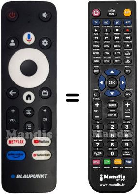 Telecomando equivalente Blaupunkt 32WGC5520S