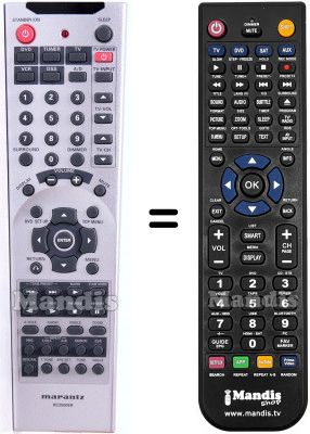 Telecomando equivalente RC2500ER