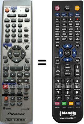 Telecomando equivalente VXX2934