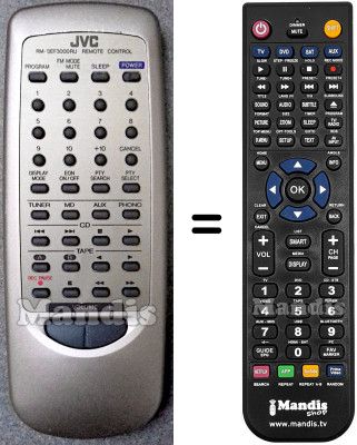 Telecomando equivalente JVC RM-SEF3000RU
