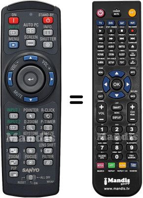 Telecomando equivalente MXAP