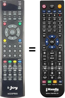 Telecomando equivalente idi22SPB05