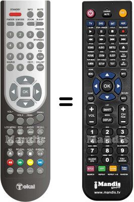 Telecomando equivalente Tokai007