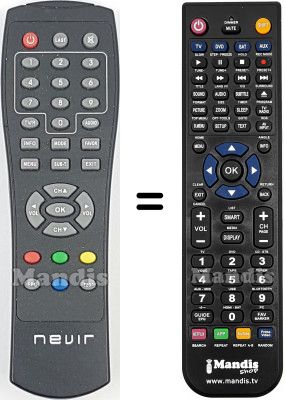 Telecomando equivalente REMCON2198