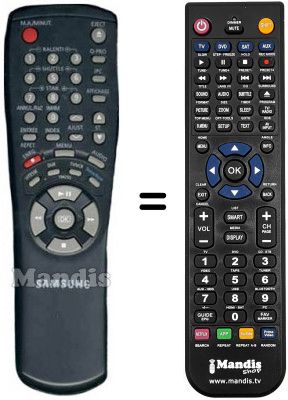 Telecomando equivalente 0001 B