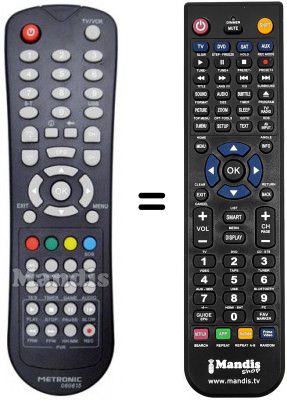 Telecomando equivalente Metronic ZAPBOX EH-M2