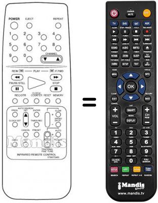 Telecomando equivalente Sinudyne SV 9084