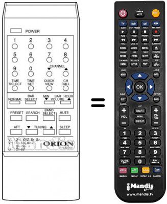 Telecomando equivalente 076L052030