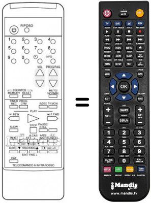 Telecomando equivalente Sinudyne 2004 C