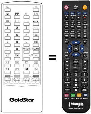 Telecomando equivalente 105-077A