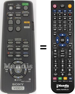 Telecomando equivalente Sony SLV-SE 60