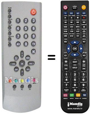 Telecomando equivalente Daewoo DLP 15B1 MW