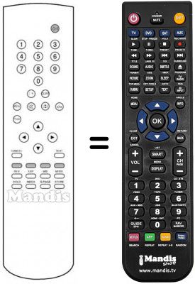 Telecomando equivalente Ingelen 37 H2 VT Telecomando equivalente Ingelen 37 H2 VT