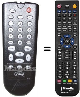 Telecomando equivalente RC 17