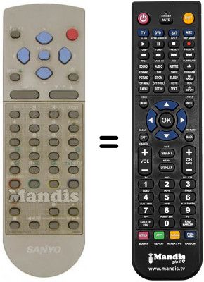 Telecomando equivalente RC 0624 / S0