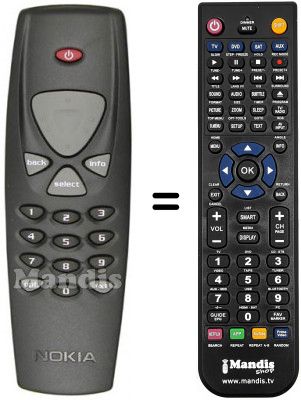 Telecomando equivalente Ingelen MEDIAMASTER 110 T Telecomando equivalente Ingelen MEDIAMASTER 110 T