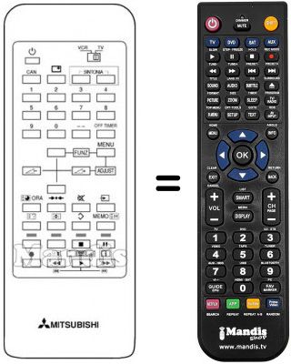 Telecomando equivalente 290P-014A5 Telecomando equivalente 290P-014A5